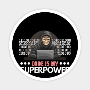 Code is my Superpower Magnet